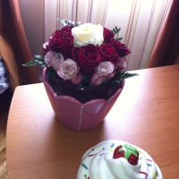 cupcake, Roses, Beauty