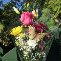 butterfly, bouquet, love, mother's day