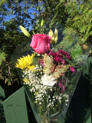 butterfly, bouquet, love, mother's day